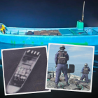 Los uniformados retuvieron la embarcación, al igual que las sustancias.