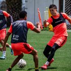 Barcelona prepara el partido ante Liga de Quito el viernes 3 de abril.