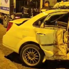 El suceso ocurrió al ingreso de la ciudad.