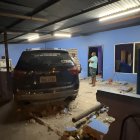 El vehículo derribó el muro de la vivienda e impactó a los residentes, entre ellos a Luisa Isabel González.