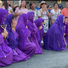 Una de las escenas de la jornada penitencial hecho por integrantes de la Parroquia Divino Niño de Mucho Lote.