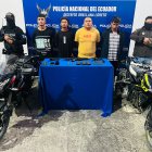 Los presuntos integrantes de Los Lobos detenidos.