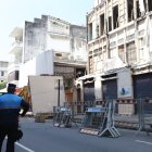 Elo colapso de pared en pleno centro de Guayaquil