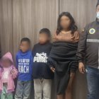 Los menores fueron llevados a buen recaudo.