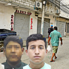 El hecho violento se registró en el interior de esta barbería. Dos personas fallecieron dentro del local y una en el hospital.