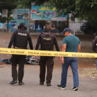 Uniformados levantan indicios dentro del club privado del sur de Guayaquil.