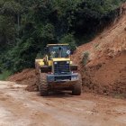 Imagen referencial. Trabajos de rehabilitación en la vía Guayaquil – Riobamba mantienen circulación controlada en varios tramos entre el 6 y 12 de abril de 2026.