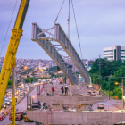 La obra del paso elevado registra un avance del 30%.