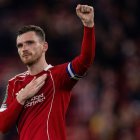 Andy Robertson, lateral del Liverpool.