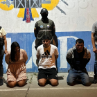 Dos hombres y una mujer fueron capturados en Machala, acusados de exigir 20.000 dólares a su víctima.