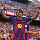 Lamine Yamal, delantero del FC Barcelona.