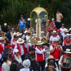 El viernes 11 de abril de 2026 se hizo la 26 caminata con la imagen de Cristo desde la parroquia Santiago.