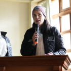 Inés Manzano, ministra ecuatoriana al frente de la crisis eléctrica, en una foto de finales de 2025.