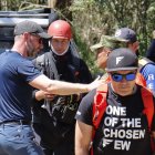 Ayer fue el cuarto día de búsqueda por las zonas que bordean el área en la que el extranjero fue grabado por  una cámara.
