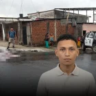 La víctima quedó tendida sobre la calzada luego de recibir los tiros.