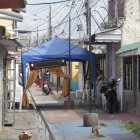 Velorio de alias Frenillo en el sector de La Floresta 1, sur de Guayaquil.