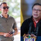 Los presidentes de Ecuador y Colombia, Daniel Noboa y Gustavo Petro.