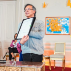 Gustavo Petro, presidente de Colombia, en una foto compartida por él mismo en marzo pasado.