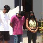 Los tres aprehendidos se dedicaban al comercio, pero pertenecían presuntamente a una red de extorsionadores