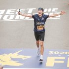 El servidor policial completó su sexta maratón de élite el 20 de abril.