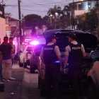 Uniformados custodian la escena en Samanes 2.