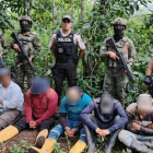 Personal policial y militar mantiene controles en la zona para evitar la continuidad de actividades ilegales en el sector La Zanja.