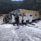 La afectación se dio en 180 metros de longitud en la Panamericana Norte, en Quito.
