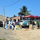 En minga se limpió la playa en los balnearios de San Pablo y Chulluype en la provincia de Santa Elena