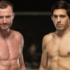 Adrián Luna Martinetti durante su debut en UFC Vegas 116, donde cayó por decisión unánime ante el inglés Davey Grant.