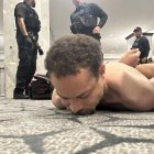 Trump difundió imágenes del presunto tirador al momento de su detención por agentes de seguridad.