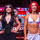 Alana Flores y Flor Vigna cara a cara antes del esperado combate en Supernova Génesis 2026, una de las peleas más mediáticas de la noche.