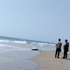 La Policía Nacional acudió al sitio para tomar procedimiento tras el hallazgo de un cadáver