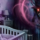 Un niño despertaba riendo y mirando una esquina de su habitación; su padre asegura que allí vio una misteriosa figura oscura.