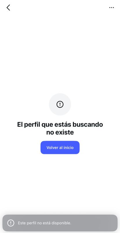 El perfil de Instagram de Elizabeth Cader no estaba disponible.