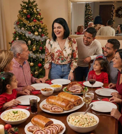 El pan de jamón no puede faltar en la cena decembrina de ningún venezolano.