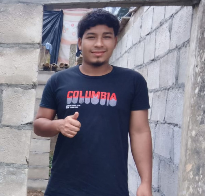 Foto en vida de Mauricio Abraham Loor.