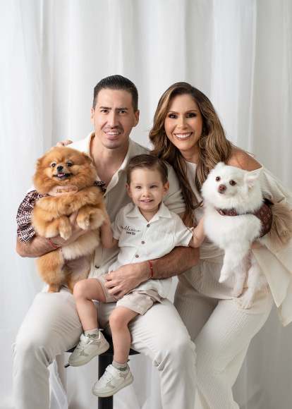 La familia creció, por ello siempre buscan tener un espacio para estar juntos.