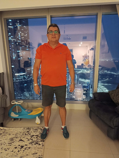 Geovanny Chacón el ecuatoriano vivió momentos de tensión cuando un misil cayó frente al edificio donde se encontraba con su familia.