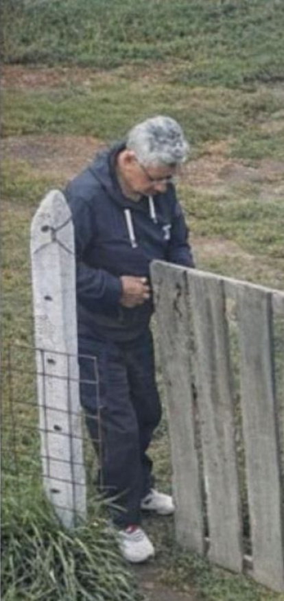 Así estaba vestido Galo Pérez.