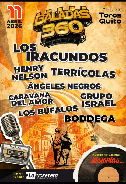 Esta es la cartelera que tocará esa noche.