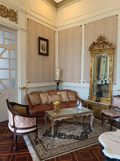 El interior de la Casa Tola, cuando aún conservaba su diseño original.