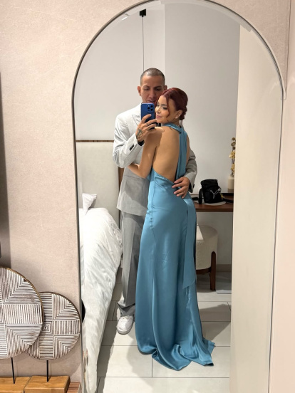 Luisao ‘Rostro Económico’ junto a su novia, la presentadora Dayana Zambrano
