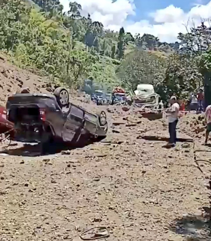 Captura de pantalla que muestra la gravedad del incidente.