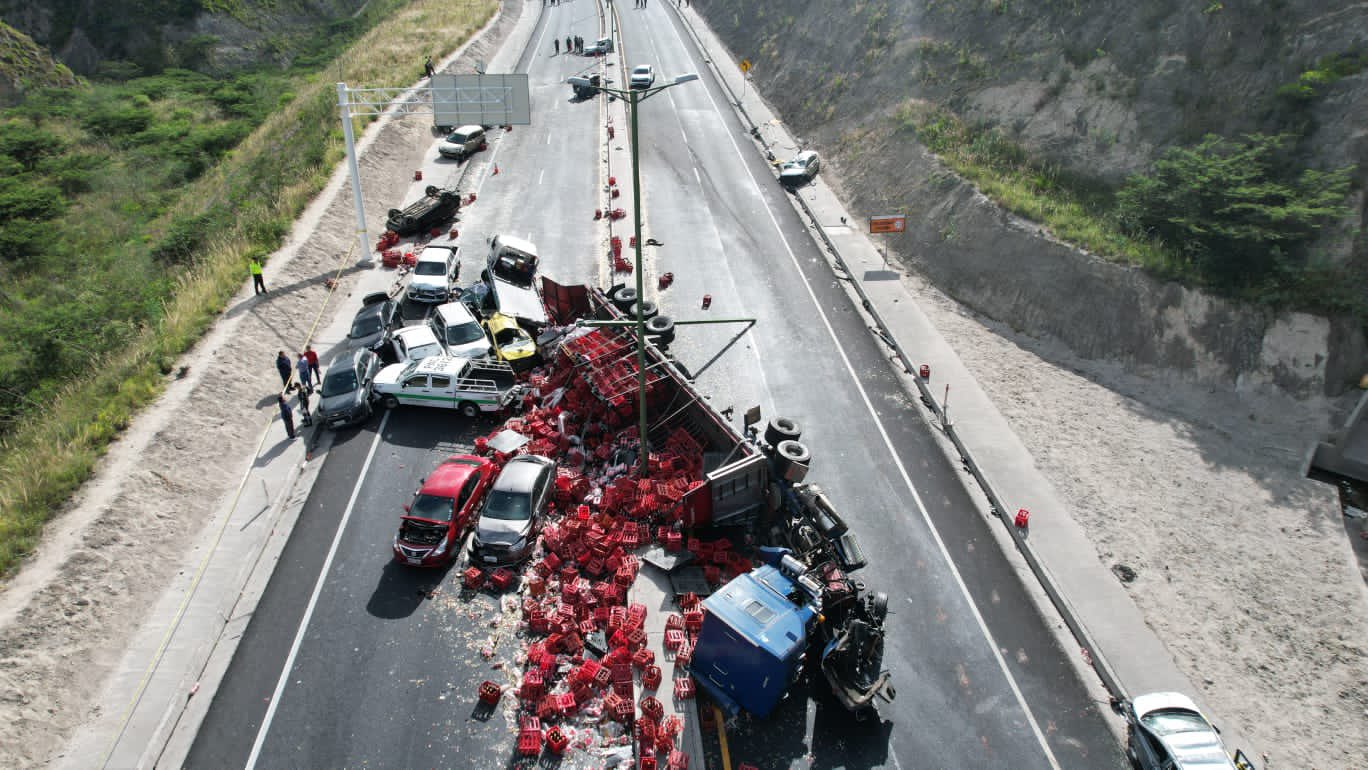 Guayllabamba Las imágenes más impresionantes del brutal accidente