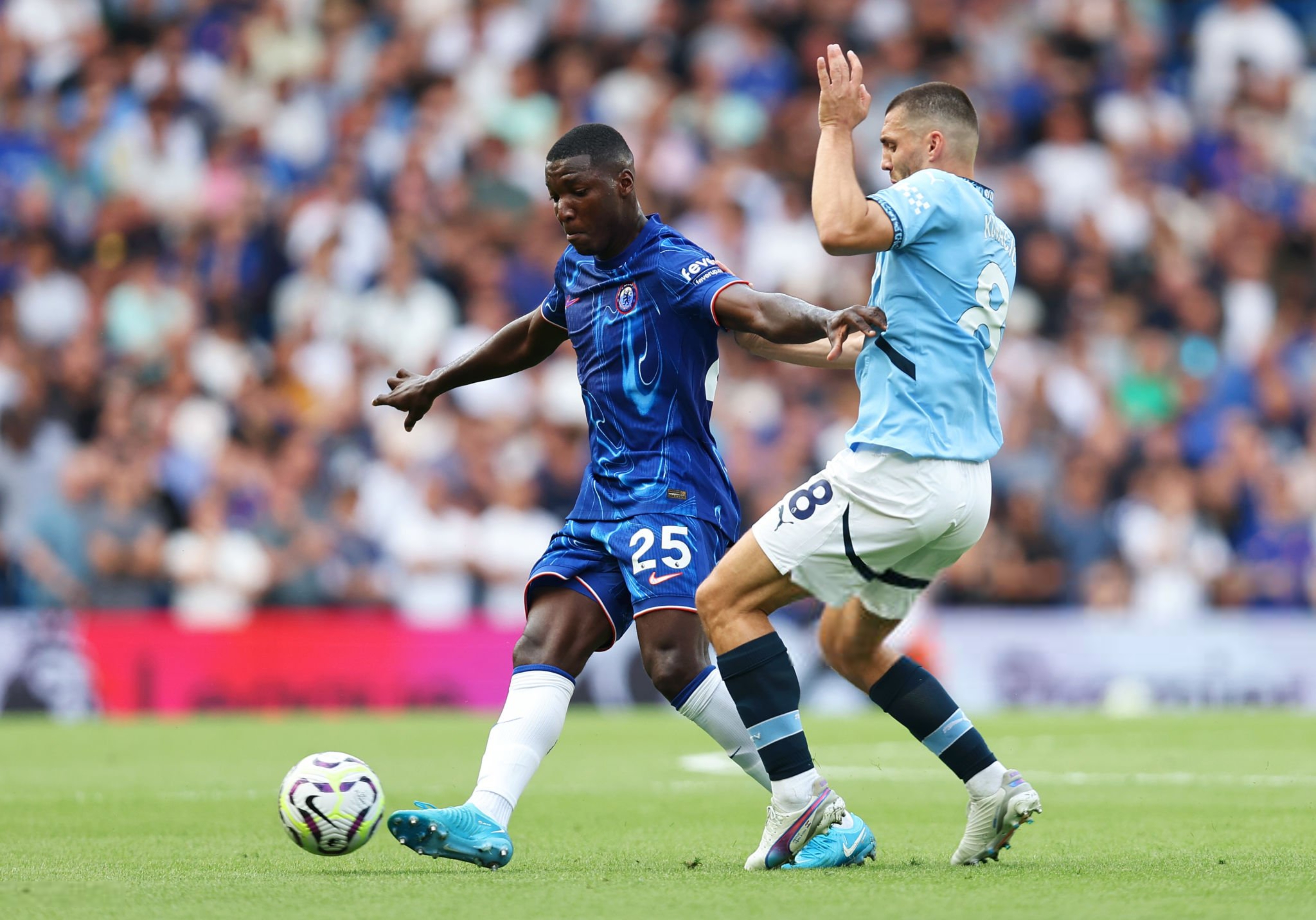 Moisés Caicedo fue titular, pero Chelsea fue cayó ante Manchester City ...