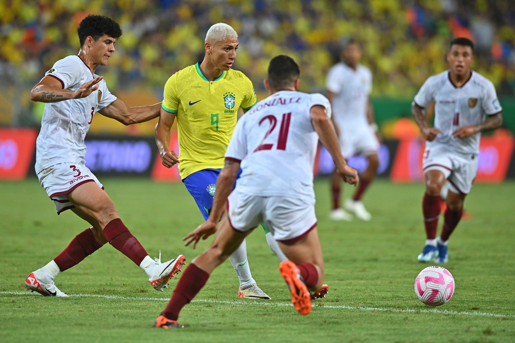 Venezuela vs. Brasil En vivo el juego por las eliminatorias sudamericanas