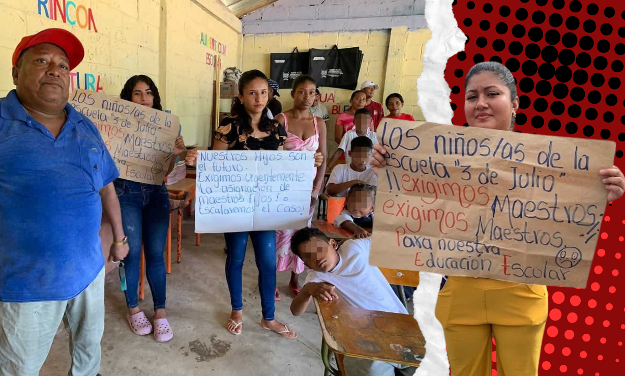 Educación en crisis: Niños sin clases por falta de maestros en escuela ...