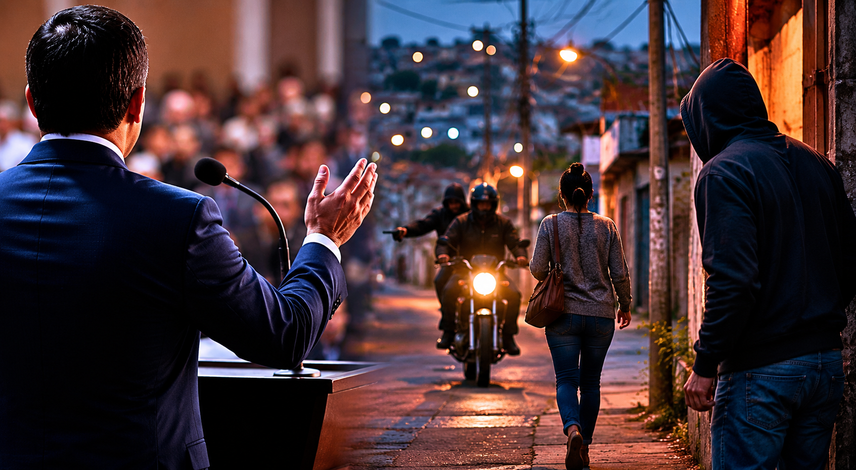 El país del discurso bonito: la inseguridad contradice el discurso de ...