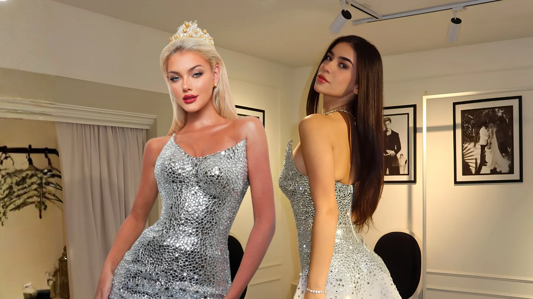 Victoria Kjær reacciona al look de Dalia Bucaram